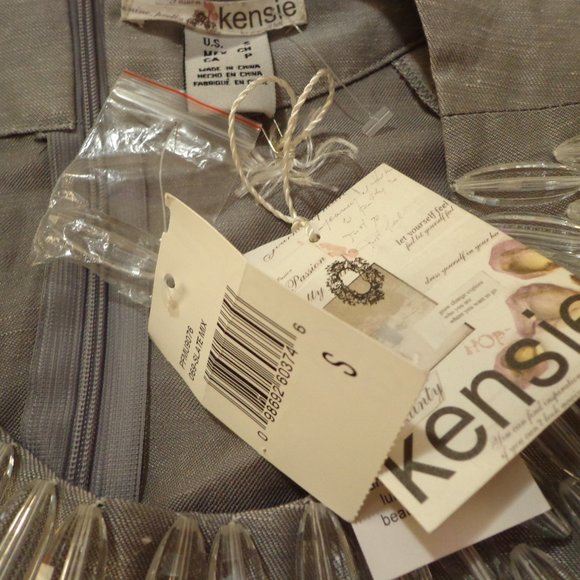 Kensie Silver Midi Dress - Picture 14 of 16